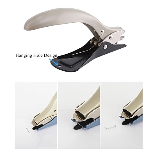 QERTYHJK Steel Staples Remover Hand Grip Manual Staple Puller Removal Tool Heavy Duty for Home Office School Desk Accessories