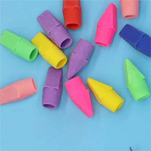 Cap Erasers 180Pcs Pencil Eraser Caps TPR Mini Erasers Bulk School Office Drawing Painting Supplies Portable Protective Covers