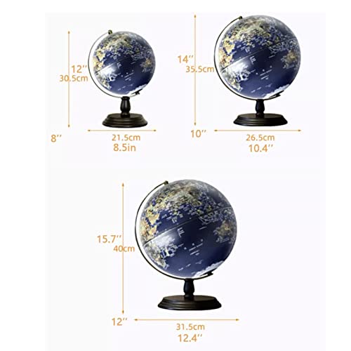 Innovative Globe Lighting Globe 360° Rotating World Globe With Stand Rechargeable Hd Globes Desktop Geographic Globes Home Decoration fun education