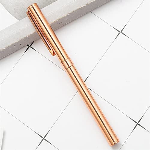 AFPSDLFJDLS 5 Pcs Gel Pen Cute Metal Stationery School Office Supply Pens