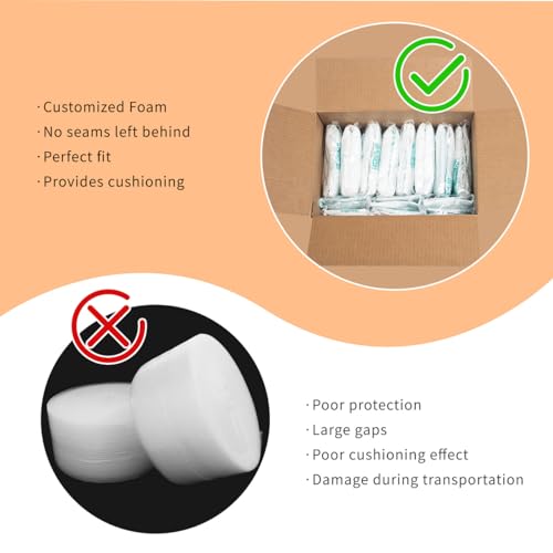 Foam Bag for Packaging 16 Pack Handy Bags #10,14” x 16" Room Temperature Expanding Foam Bags, Pack of 16