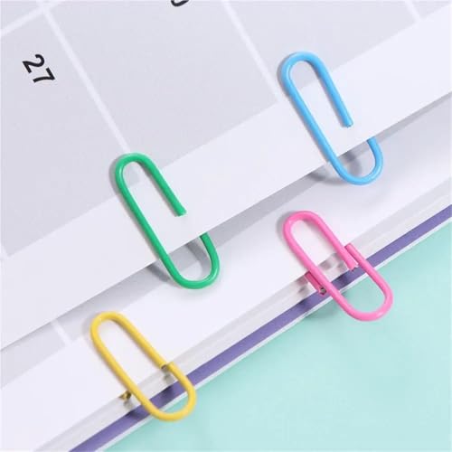 3000 Pcs Mini Metal Paper Clips Colored Binder Bookmark Clips for Office School