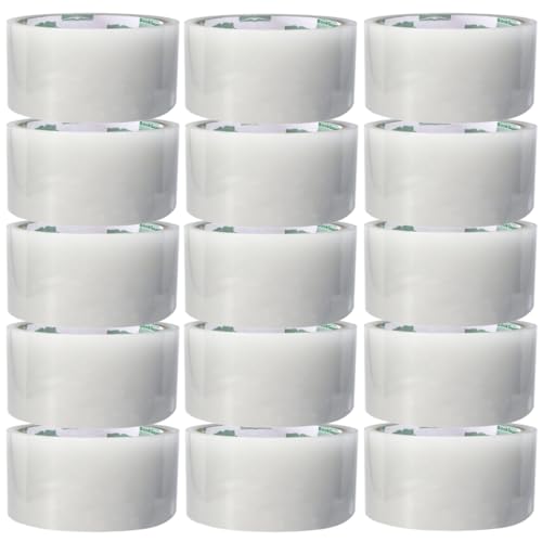 BookGuard 2 Inch Clear Book Repair Tape 15 Yard Roll, Case of 15