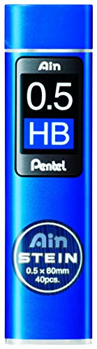 PENTEL AIN STEIN LEADS 0.5MM HB TUBES 40 (Pack of 12)