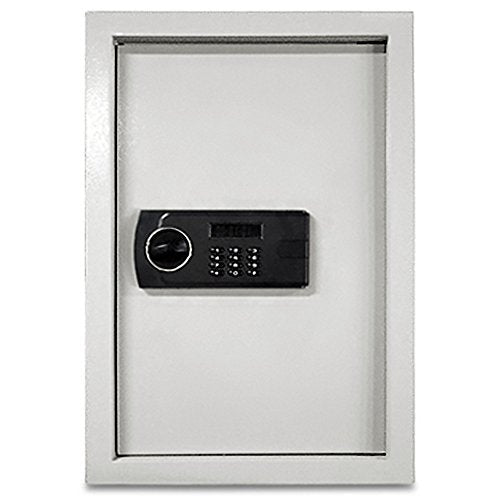 Hollon Safe WSE-2114 In Wall Safe, White, Small