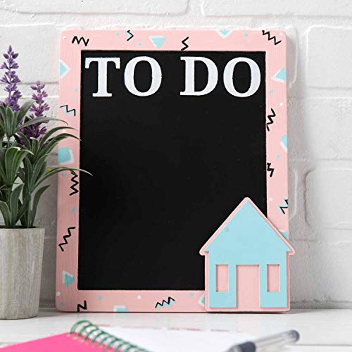 Plaid Enterprises Double-Sided Chalkboard Set, 8 ' x 10 ' With Decorative Wood Surface Frame, Perfect For Arts & Crafts, 6 Pack