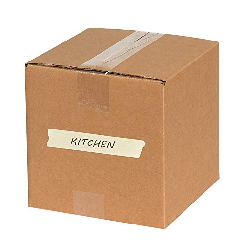 Boxes Fast 301+ Masking Tape, 6.3 Mil, 1 1/2' x 60 yds, Yellow, 12/Case, 3M Stock# 7000124890