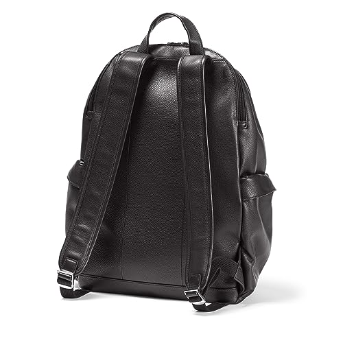 Leatherology Parker Backpack - Full Grain Leather - Laptop Pocket - Black