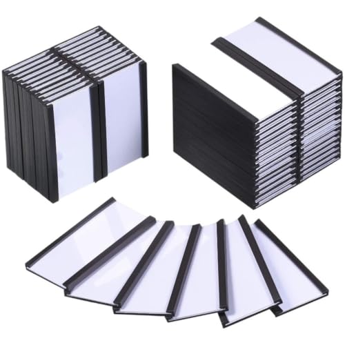 100set Rubber Magnetic Strip C Type for Metal Racks and Shelves