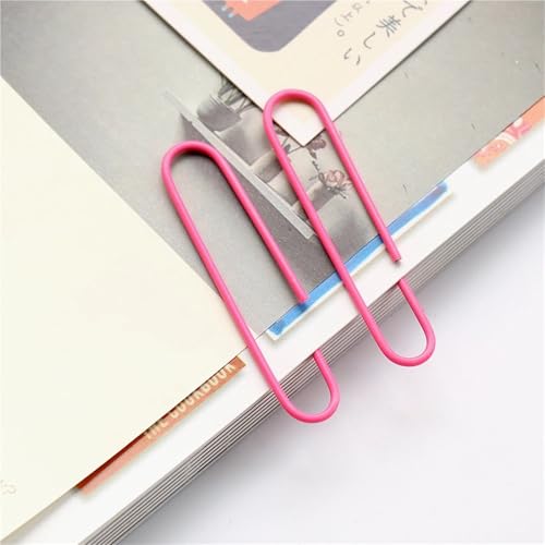 Colorful Paper Clips 250/500/1000 PCS for Office Home School Supplies