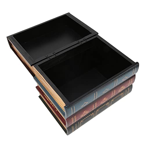 Book Safe, European Style Decorative Fake Book, Hollowed Out Decorative Faux Books, Compartment Box for Storage – Hide Jewelry, Money, Valuables, and More, Home Decor(#2)