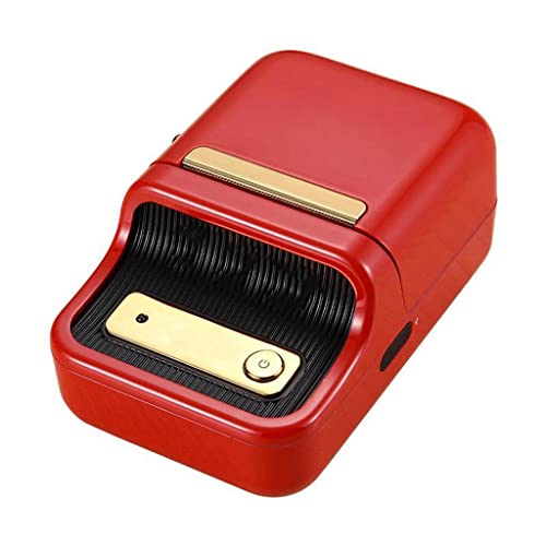 MVUYO FMURY Label Printer Portable Pocket Label Printer Thermal Label Printer Fast Printing Home Use Office