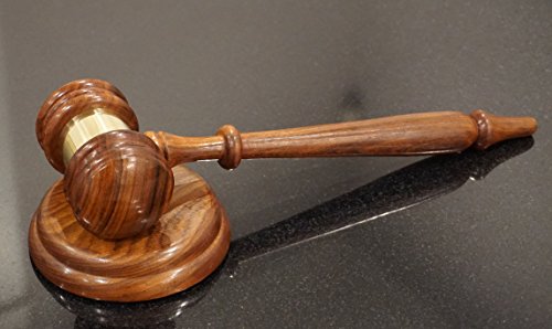 Presentation Quality Judge, Lawyer, or Organization Gavel and Sound Block in Wood Gift Box