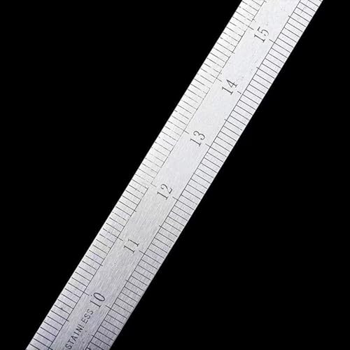 Sturdy Stainless Steel Ruler Ensuring Accurate Measurements Produced for Engineering Drawing and Home Craft Use Teacher's Ruler