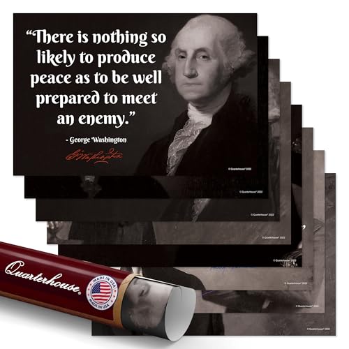 Quarterhouse 8 Poster American President Quotes Classroom Set