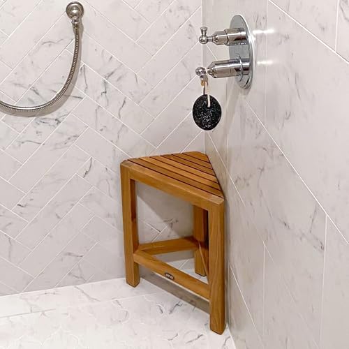 Teak Corner Footrest Coach 15" (37 cm)