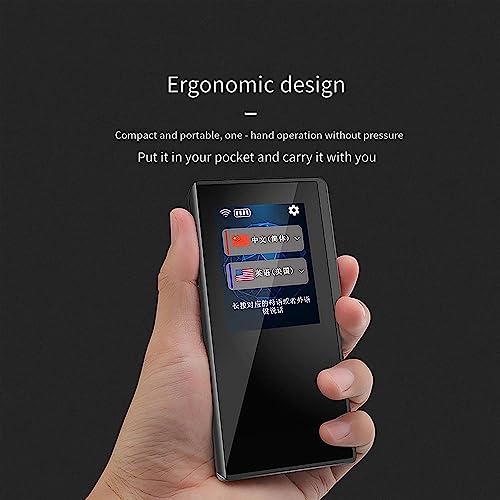EliteBloom Portable Languages Two Way Instant Voice Translator, Portable Foreign Language Translators Device, Portable Two Way Voice Interpreter,