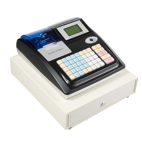 Electronic Cash Register with Cash Drawer Dual Display and Receipt Printer