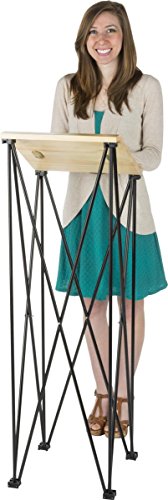 Displays2go Portable Folding Lectern