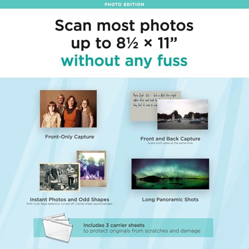 ScanSnap iX2500 Photo Edition Wireless or USB High-Speed Scanner, Black