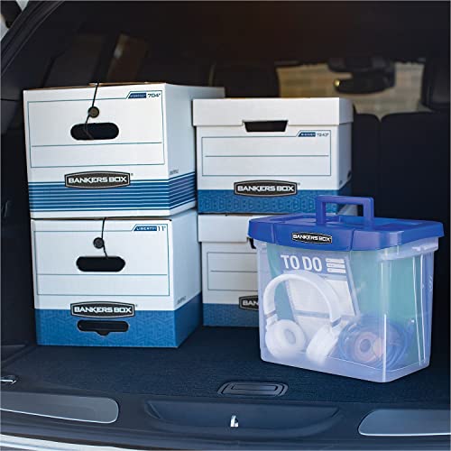 Bankers Box 00025 Strg Boxes, 550lb, LTR/Lgl, 12-Inch x15-1/2-Inch x10-1/4-Inch,12/CT, WE/BE