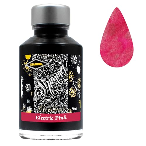 Diamine Christmas Colletion Ink Bottles 50ml with Sparkly Shimmer/Glitter Ink - Perfect Gift for Colleagues, Family & Friends Stationery Lovers! (Bold Collection)
