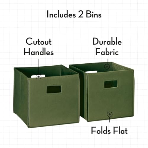 RiverRidge Kids Activity Table with Storage Cubbies, Cups and 2 Olive Bins
