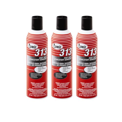 Camie Fast TACK Upholstery Adhesive, net 12 oz. can, 3 Count