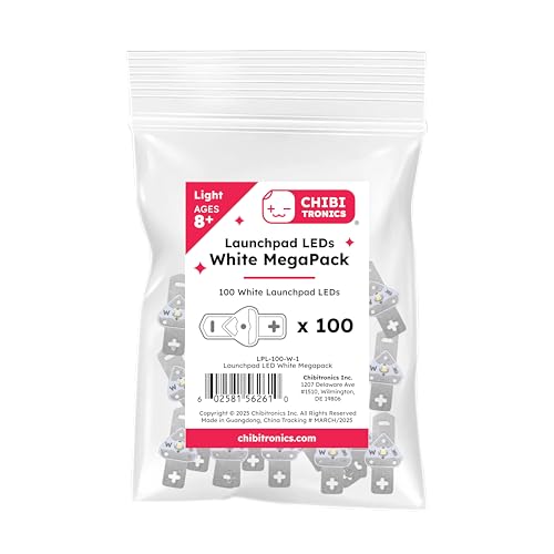 Launchpad LEDs White MegaPack (White, 100 Pack)