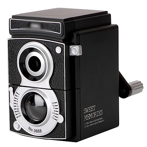 NVEIRGH Professional Manual Pencil Sharpener Cute Speakers Shape Mechanical for Colored Pencils