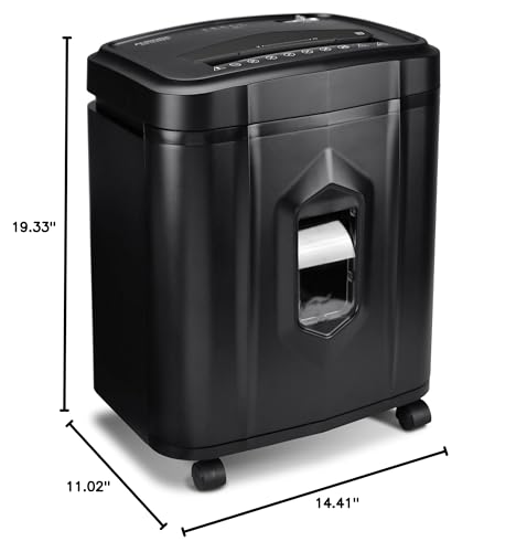 Aurora AU1645XA 16-Sheet Cross-Cut Paper and CD/Credit Card Shredder/5-Gallon Pullout Basket/ 30 Minutes Run Time