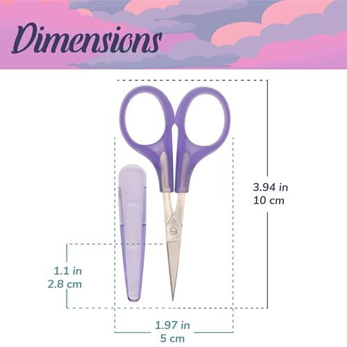 JubileeYarn Classic Embroidery Scissor - Translucent Blue - 30 Scissors