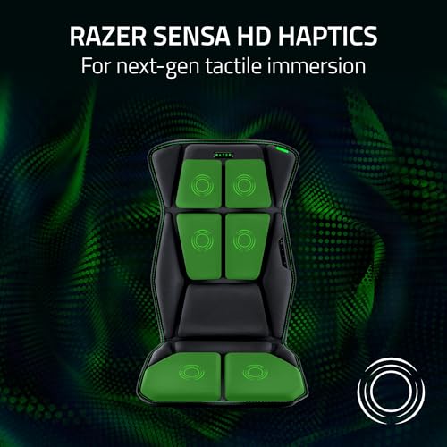 Razer Freyja HD Haptic Gaming Chair Cushion, Multi-Directional Haptics