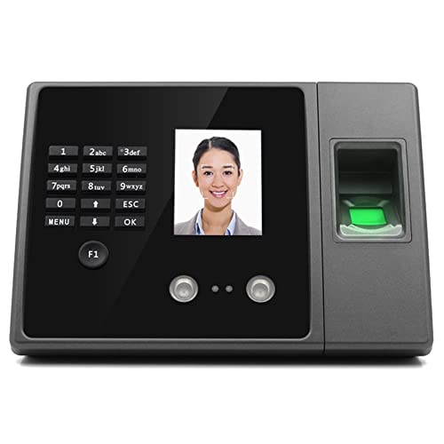 Upunch Time Cards Employee Time Clock Time Attendance Management System Face Recognition Ethernet TCP IP Fingerprint Password Biometric Device Facial Time Sheet Log Book ( Color : Language Arabic )