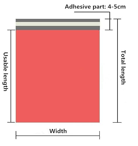 JSEIAJB 50Pcs Flower Envelope Mailing Bags Color Pattern Plastic Courier Bags Waterproof Self Adhesive Seal Pouch Shipping Bags