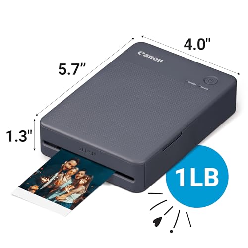 Canon SELPHY QX20 Compact Photo Printer Dark Gray