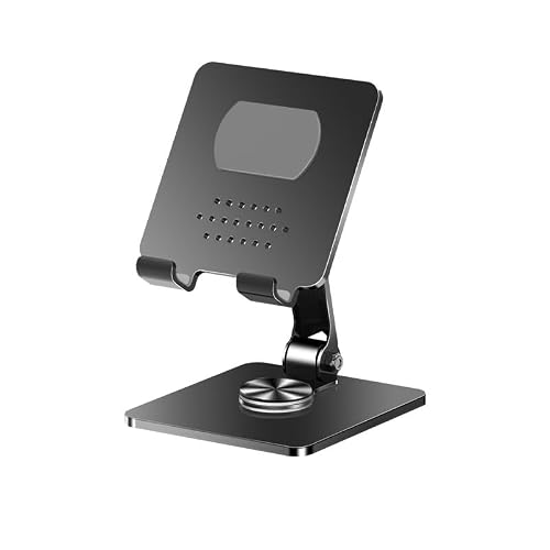 BXFIRS Black Book Stand 360° Rotation Lifting Lowering Reading Rack Carbon Steel Silicone Holder