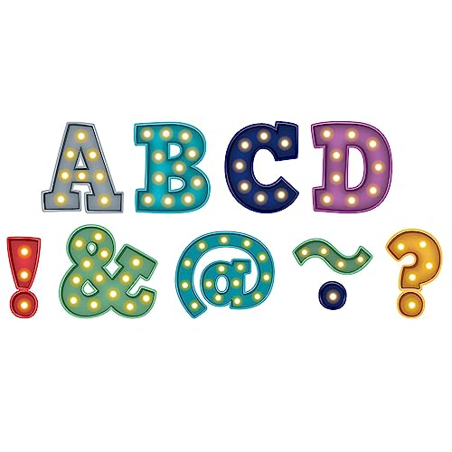 Teacher Created Resources Marquee Bold Block 2" Magnetic Letters, 70 Pieces Per Pack, 3 Packs