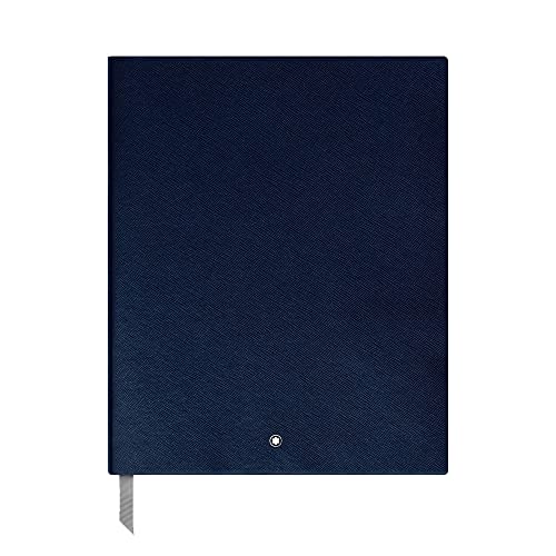 Montblanc Sketch Book Indigo Blank #149 Fine Stationery 116930 / Elegant Sketching Book with Leather Binding and Unlined Pages / 1 x (8.2 x 10.2 in.)