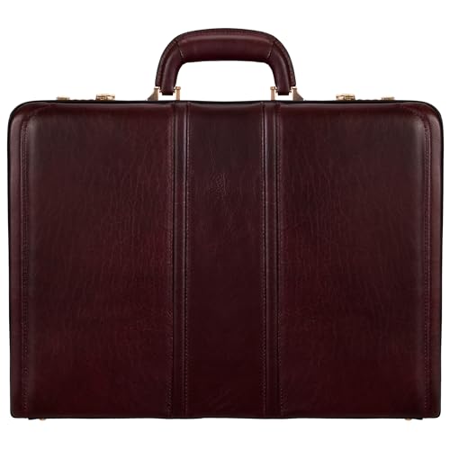 McKleinUSA DALEY, Leather 3.5" Attaché Briefcase