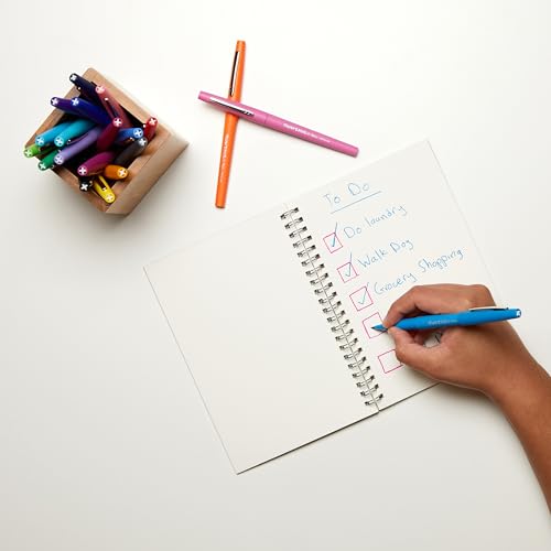 Paper Mate Flair Felt Tip Pens | Medium Point (0.7 mm) Marker Pens | Magenta Red Pens | for WritingMarkingDrawing & Sketching | 12 Count
