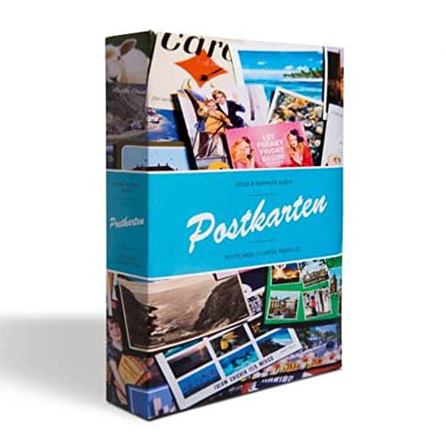 Leuchtturm 342620 Collector's Album - Postcard Album for 200 Postcards - 50 Hard Bound Sleeves