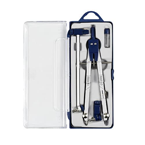 KLJUHGTR High-Precision Metal Compass Drawing Set with Pencil Lead Student Supplies