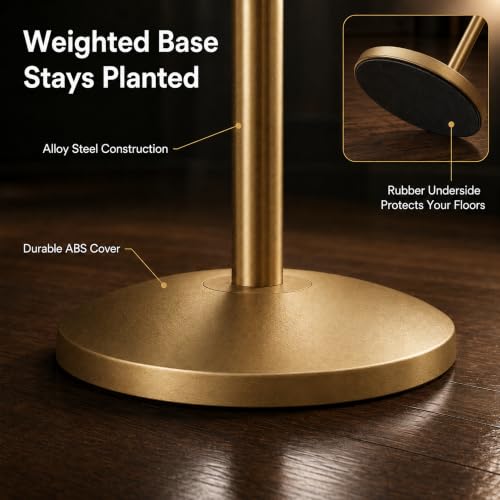 CCW 14 X 22 Inch Horizontal Pedestal Floor Sign Frame, Satin Brass
