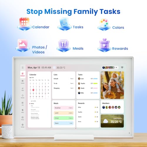Anyuse16" Smart Digital Calendar Wall Desk Mount Planner