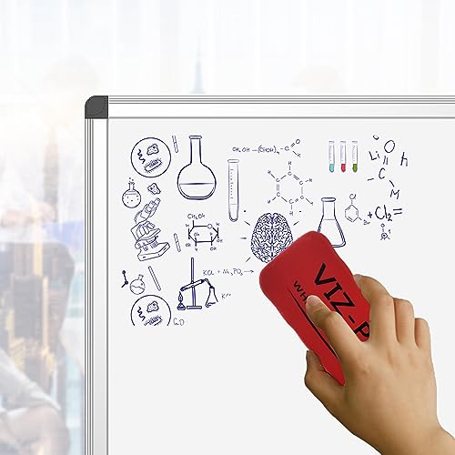 VIZ-PRO Magnetic Dry Erase White Board for Wall, 36 x 24 Inches, 2 Pack