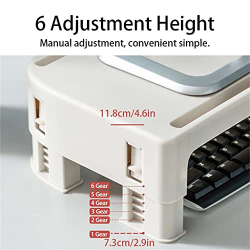 VCDUXMQLK Height Adjustable Laptop Stand Bracket Portable Notebook Support Holder for Computer Screen Riser Monitor
