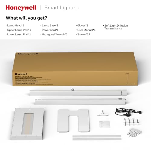 Honeywell 02E Pro Sunturalux LED Floor Lamp 10400LM Full Spectrum