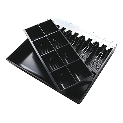 Cash Drawer Insert, Money Tray, Adjustable Compartments, Spring-Loaded Mechanism, Replaceable Insert, HDWR HD-WS41