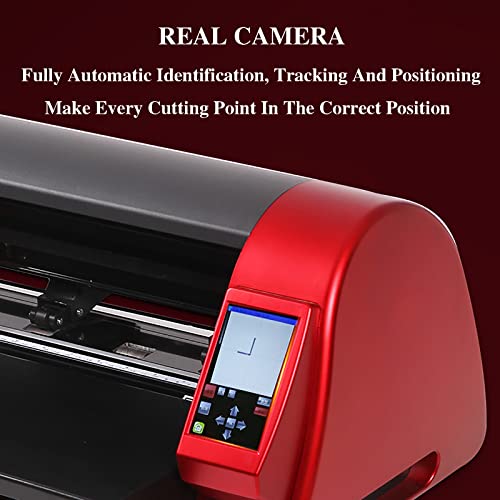 Cutter Machine, 59" Vinyl Cutter Plotter Machine Cutting Printer with Stand, Sign Maker Printing, Cutting and Indentation are Carried Out Synchronously (B)